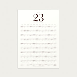 Wall Calendar - AUTUMN DEAL 2023/24